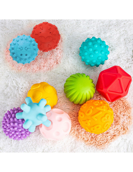 WOOPIE Klocki Sensoryczne do Ściskania 6 el.