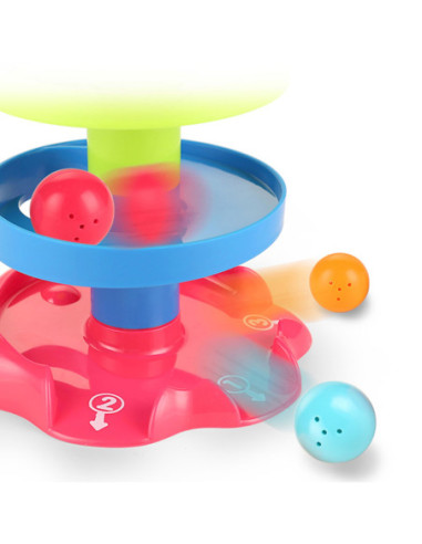 WOOPIE Kulodrom Tor Kulkowy Zestaw Spirala + 3 Kulki