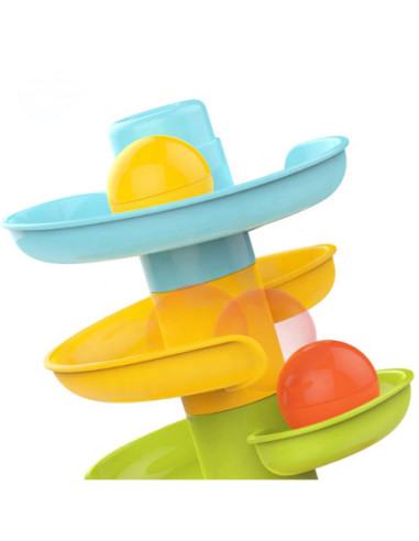 WOOPIE Kulodrom Tor Kulkowy Zestaw Spirala + 3 Kulki