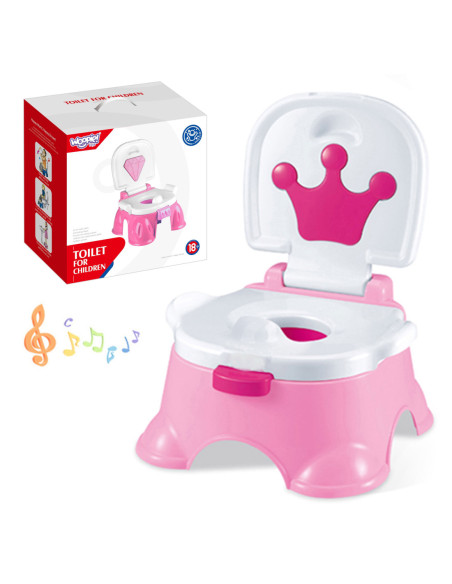 WOOPIE Pierwszy Nocnik dla Dziecka z Muzyką 3w1 Krzesełko Stopień