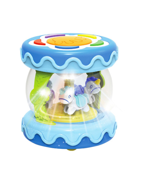 WOOPIE Bębenek Pozytywka ze Światłem Zabawka Muzyczna dla Niemowląt