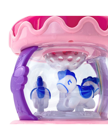 WOOPIE Bębenek Pozytywka ze Światłem Zabawka Muzyczna dla Niemowląt