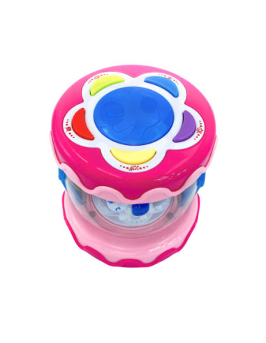 WOOPIE Bębenek Pozytywka ze Światłem Zabawka Muzyczna dla Niemowląt