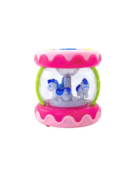 WOOPIE Bębenek Pozytywka ze Światłem Zabawka Muzyczna dla Niemowląt