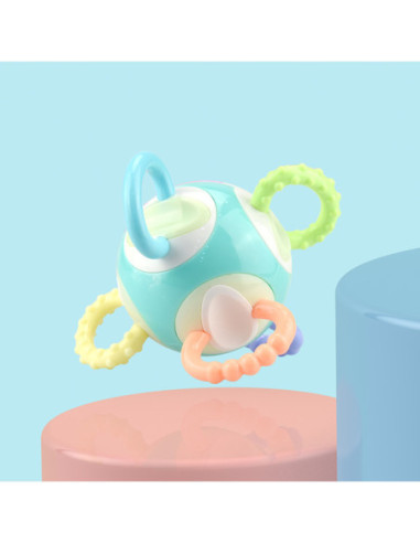 WOOPIE Zabawka Sensoryczna 2w1 Gryzak Grzechotka