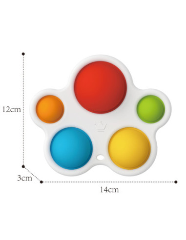 WOOPIE Zabawka Sensoryczna Gryzak Antystresowy  POP IT