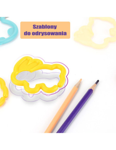 WOOPIE Zabawka Sensoryczna Gryzaki dla Niemowląt Zawieszki Zwierzątka Łańcuszek 24 el.