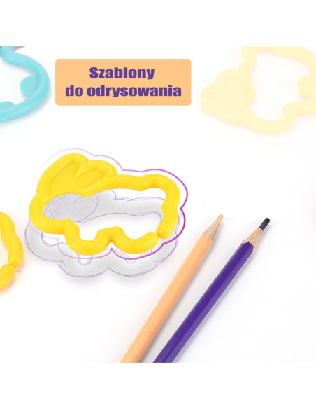 WOOPIE Zabawka Sensoryczna Gryzaki dla Niemowląt Zawieszki Zwierzątka Łańcuszek 24 el.