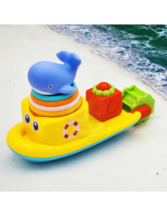 WOOPIE Zabawka Wodna Statek Wieloryb Kubeczki Przelewowe 2
