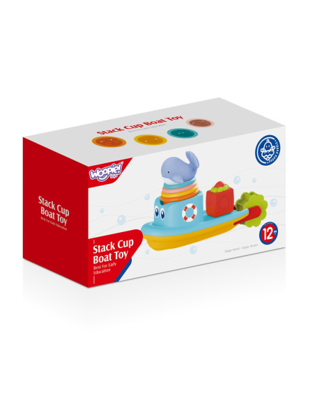 WOOPIE Zabawka Wodna Statek Wieloryb Kubeczki Przelewowe
