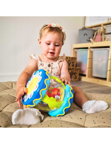 WOOPIE Bębenek Pozytywka ze Światłem Zabawka Muzyczna dla Niemowląt