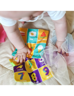 WOOPIE Zabawka Edukacyjna Sensoryczna Pani Metka Pudełeczko Chusteczek 2