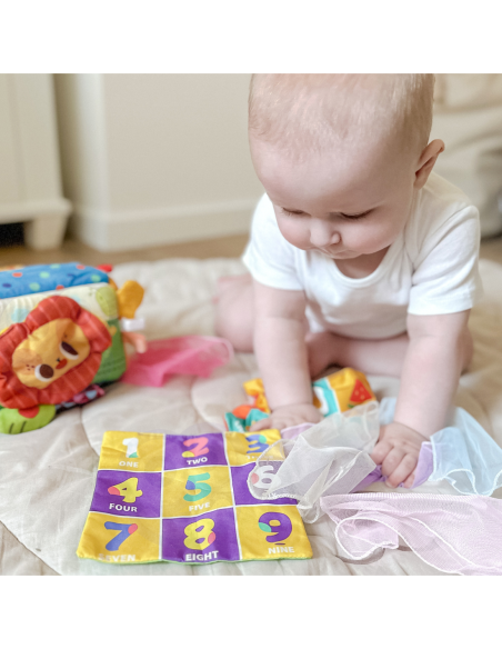 WOOPIE Zabawka Edukacyjna Sensoryczna Pani Metka Pudełeczko Chusteczek