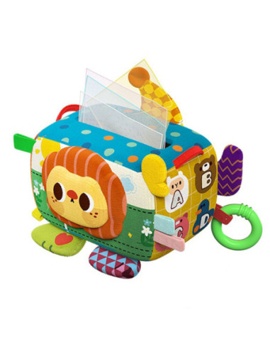 WOOPIE Zabawka Edukacyjna Sensoryczna Pani Metka Pudełeczko Chusteczek