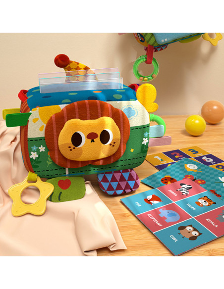 WOOPIE Zabawka Edukacyjna Sensoryczna Pani Metka Pudełeczko Chusteczek