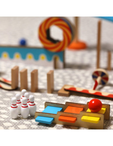 TOOKY TOY Klocki Do Budowania Domino Układanka