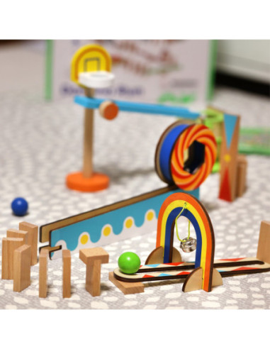 TOOKY TOY Klocki Do Budowania Domino Układanka