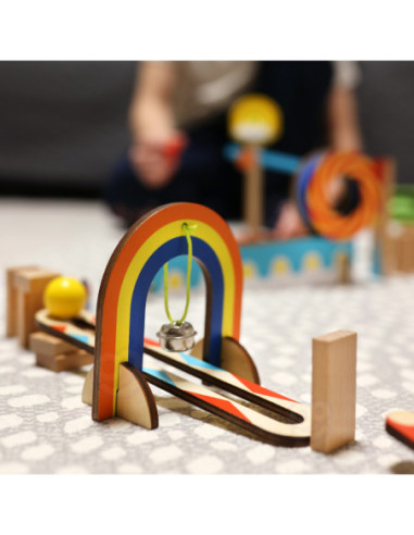 TOOKY TOY Klocki Do Budowania Domino Układanka