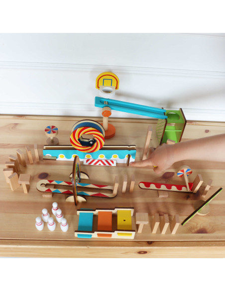 TOOKY TOY Klocki Do Budowania Domino Układanka