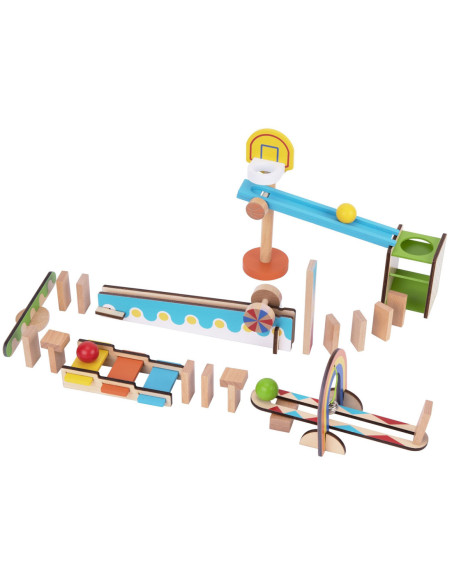 TOOKY TOY Klocki Do Budowania Domino Układanka