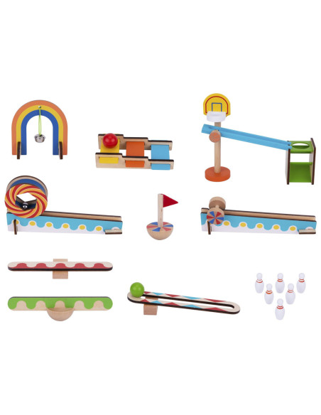 TOOKY TOY Klocki Do Budowania Domino Układanka