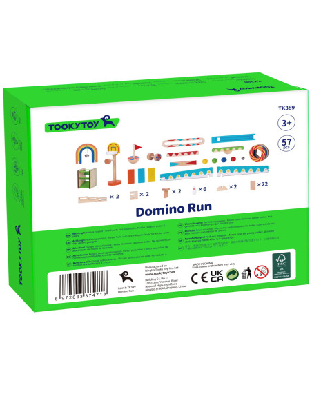 TOOKY TOY Klocki Do Budowania Domino Układanka