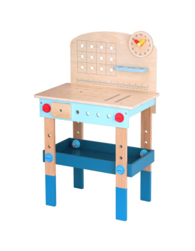 TOOKY TOY Drewniany Stół Do Majsterkowania Warsztat