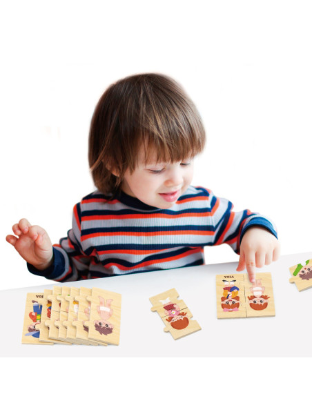 VIGA Układanka Edukacyjna Do Ubierania Puzzle