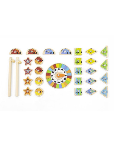 VIGA Gra Zestaw Magnetyczny Do Łowienia Rybek