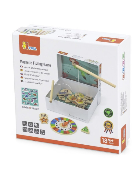 VIGA Gra Zestaw Magnetyczny Do Łowienia Rybek