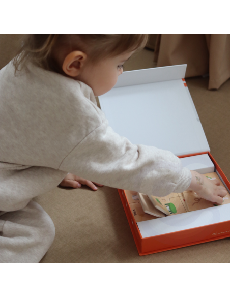 VIGA Drewniana Układanka Puzzle Przeciwieństwa