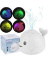 WOOPIE Zabawka do Kąpieli Wieloryb Tryskający Wodą Fontanna LED