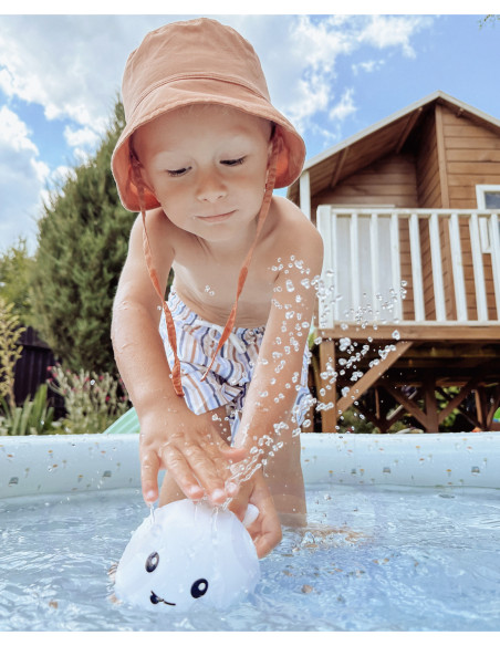 WOOPIE Zabawka do Kąpieli Wieloryb Tryskający Wodą Fontanna LED