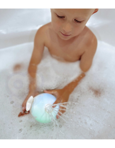 WOOPIE Zabawka do Kąpieli Wieloryb Tryskający Wodą Fontanna LED