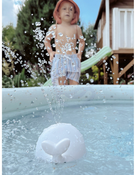 WOOPIE Zabawka do Kąpieli Wieloryb Tryskający Wodą Fontanna LED