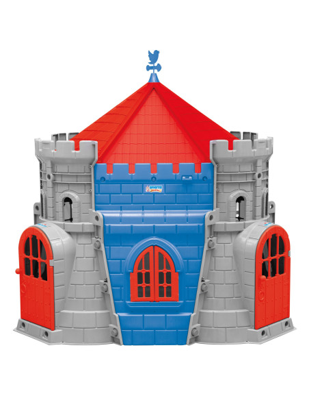 WOOPIE Ogromna Twierdza Domek Ogrodowy Zamek Dla Księżniczki i Rycerza Szary