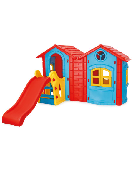 WOOPIE Plac Zabaw Domek ze Zjeżdżalnią 123 cm