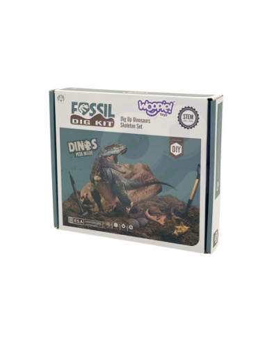 WOOPIE Wykopalisko 6w1 Dinozaur Szkielet Mały Archeolog