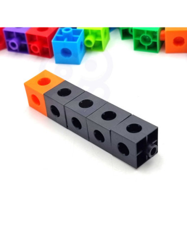 WOOPIE Klocki Konstrukcyjne 3D Sześciany 150 el.