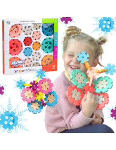 WOOPIE Klocki Konstrukcyjne Wafle Jeżyki 52 el.