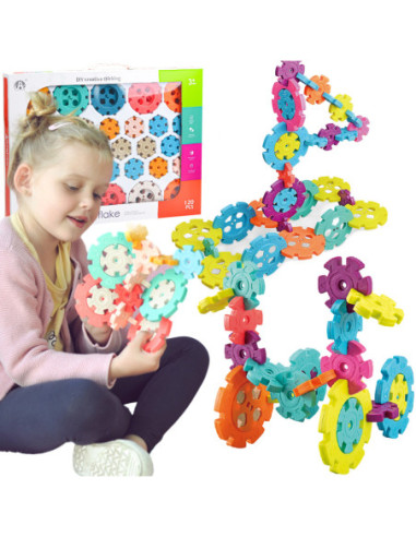 WOOPIE Klocki Konstrukcyjne Wafle Jeżyki 120 el.