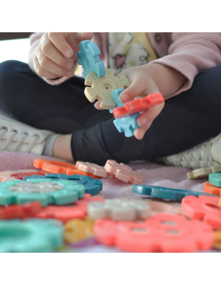 WOOPIE Klocki Konstrukcyjne Wafle Jeżyki 120 el.