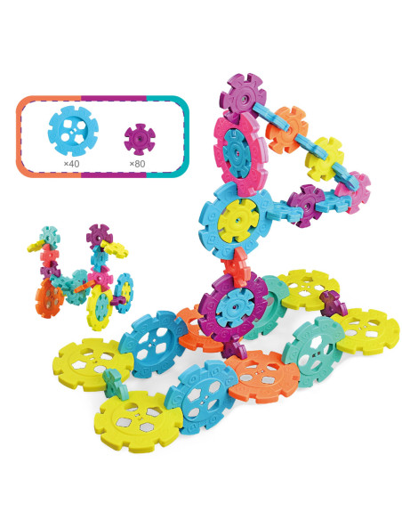 WOOPIE Klocki Konstrukcyjne Wafle Jeżyki 120 el.