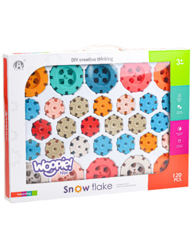 WOOPIE Klocki Konstrukcyjne Wafle Jeżyki 120 el.