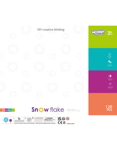 WOOPIE Klocki Konstrukcyjne Wafle Jeżyki 120 el.