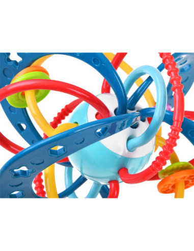 WOOPIE Zabawka Sensoryczna 2w1 Gryzak Grzechotka