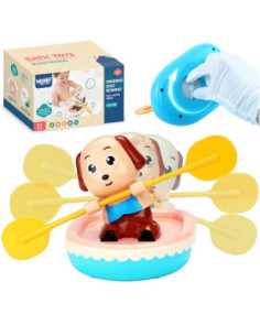 WOOPIE Wind-Up Paddling Dog Bath Toy