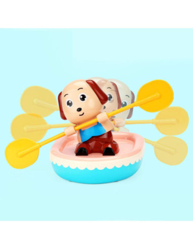 WOOPIE Zabawka do Kąpieli Nakręcany Wiosłujący Piesek Ponton