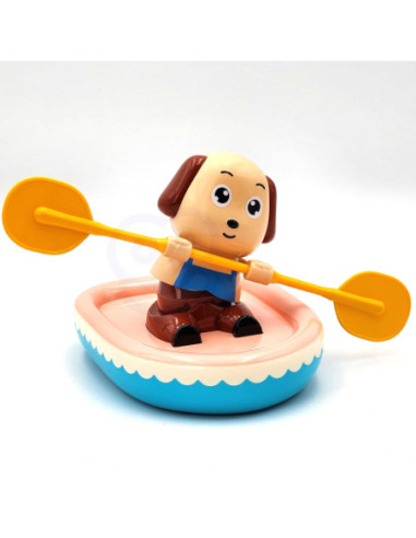 WOOPIE Zabawka do Kąpieli Nakręcany Wiosłujący Piesek Ponton