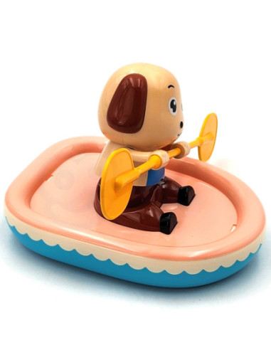 WOOPIE Zabawka do Kąpieli Nakręcany Wiosłujący Piesek Ponton